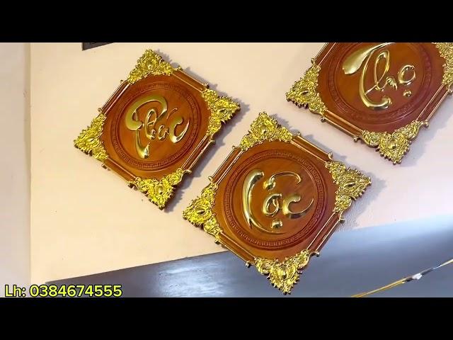 Mẫu mới! Bộ tranh Phúc Lộc Thọ siêu đẹp cho mọi nhà.