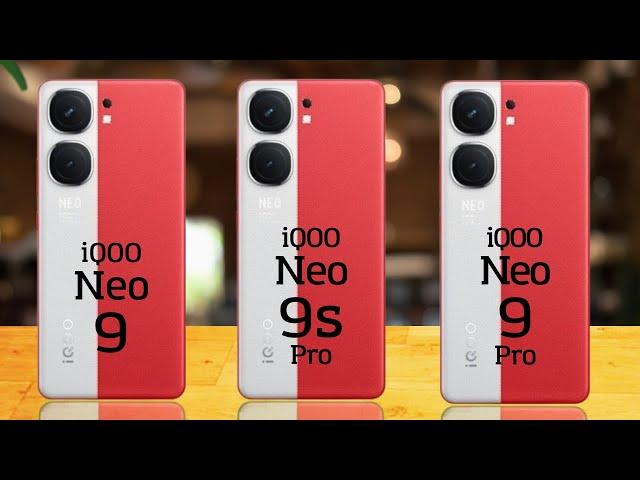 iQOO Neo 9 vs iQOO Neo 9s Pro vs iQOO Neo 9 Pro