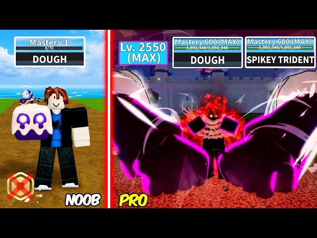 Level 1 to Max Level as Dough Bacon using only Katakuri Build | Full Human V4 with Zero Robux & F2P