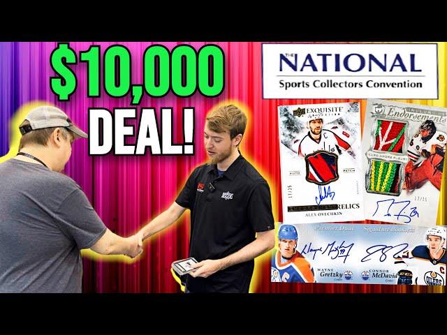 I Bought A $10,000 Hockey Card Collection at the National Card Show!