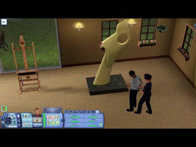 Sims 3 - Burglar Caught