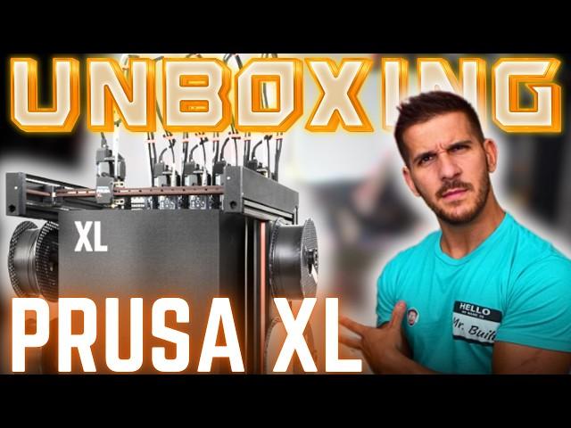 Prusa XL Unboxing & First Print! This is a BEAST!