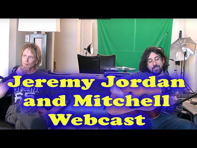 Popstar/ Movie Star Jeremy Jordan and Mitchell, May 2013 Webcast