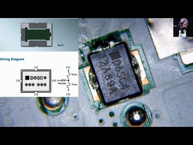 Battery heated fuse repair - Asus GL707 laptop battery repair & unlock