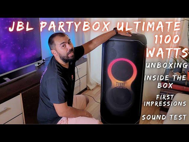 2023 JBL Partybox Ultimate - Unboxing - What's inside the box? - First Impressions - Sound Test