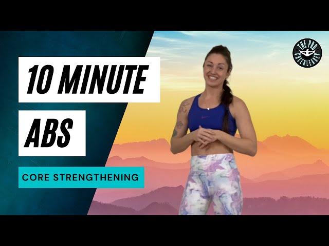 10 MIN AB/CORE WORKOUT - Home Workout - No Equipment | The Pro Cheerleader