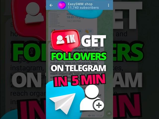 How to Increase Telegram Subscribers in 5 Min