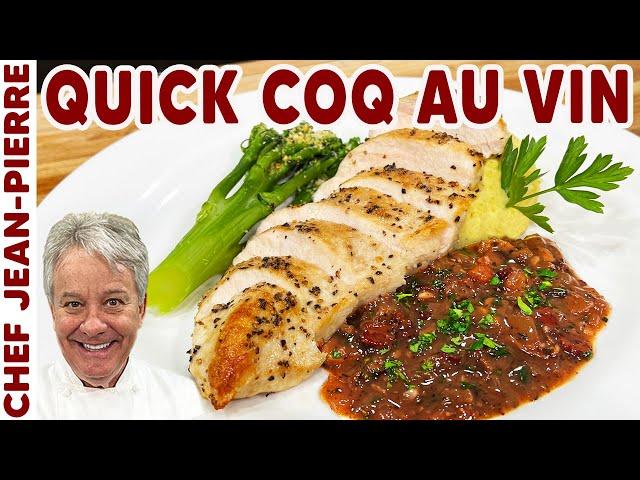 Coq Au Vin Sauce in Minutes! | Chef Jean-Pierre