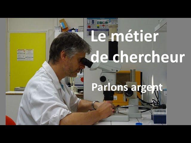 Le métier de chercheur : parlons argent