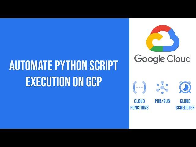 Automate Python script execution on GCP