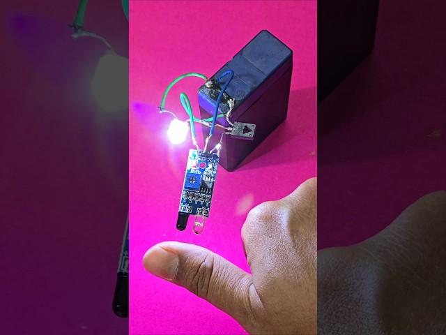 How to make IR sensor based thumb impression LED indicator