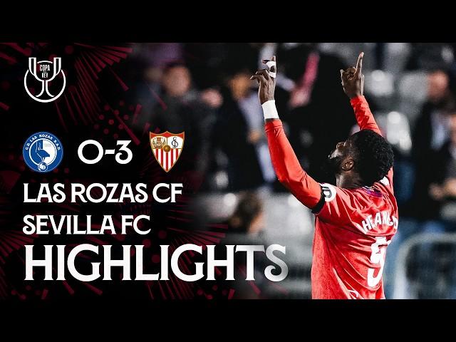 Las Rozas CF vs Sevilla FC (0-3) Copa del Rey | Resumen