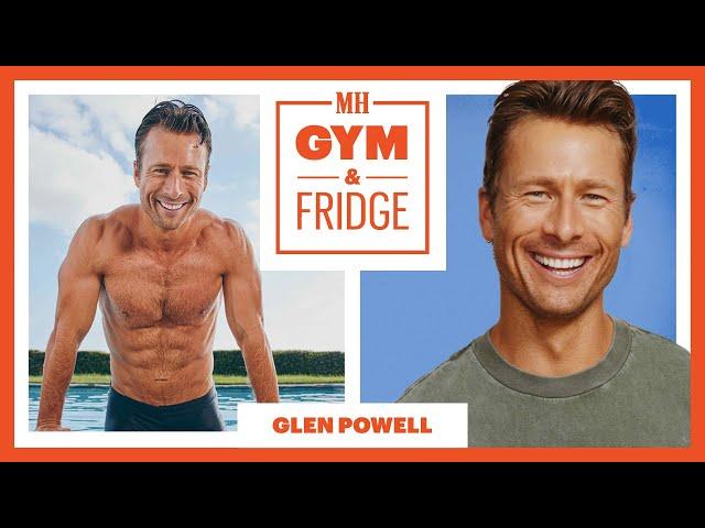 Glen Powell Shows Off His Gym & Fridge | Gym & Fridge | Men's Health