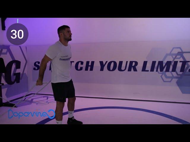 Full-body Gym Workout with Dopa Resistance Band - Dopamineo Bands