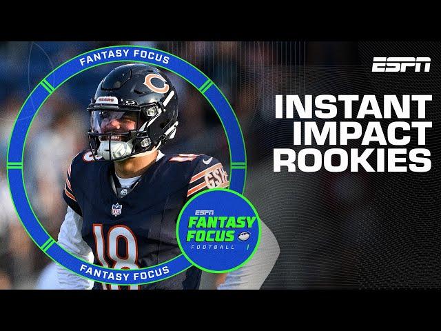 The BEST Rookies to Draft in 2024| Fantasy Focus 