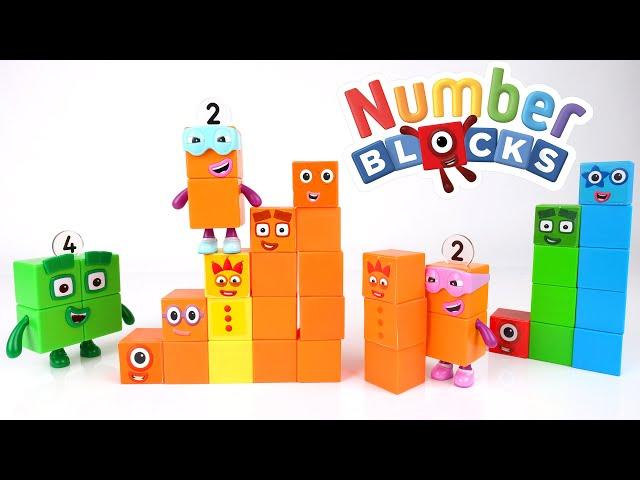 Numberblocks The Terrible Twos Paint the Step Squad Orange!  Learning Colors with the Twos!