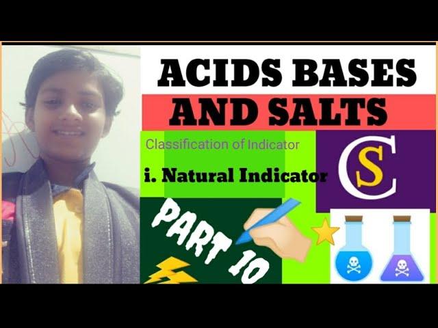 Grade 7| Science |Acids Bases and Salts// CLASSIFICATION OF INDICATOR