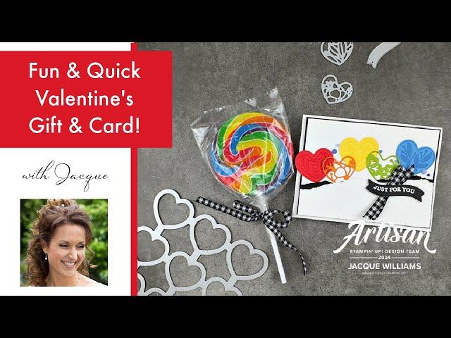 Fun & Quick Valentine's Gift & Card!  Plus How to Use the Adoring Hearts Hybrid Embossing Folder