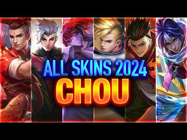 CHOU ALL SKINS 2024 | Mobile Legends