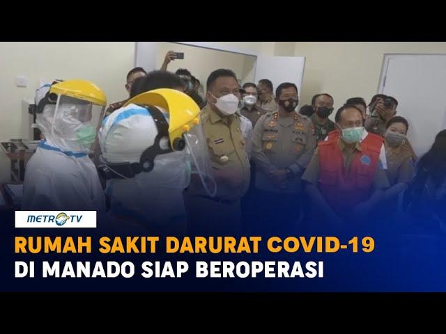 Rumah Sakit Darurat Covid-19 di Manado Siap Beroperasi