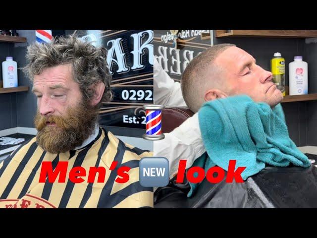 Men’s transformation tutorial #tutorial #learning #art #barber #haircut #homless #wales #cardiff