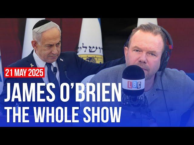 David Lammy says Israel's actions are "monstrous" | James O’Brien - The Whole Show