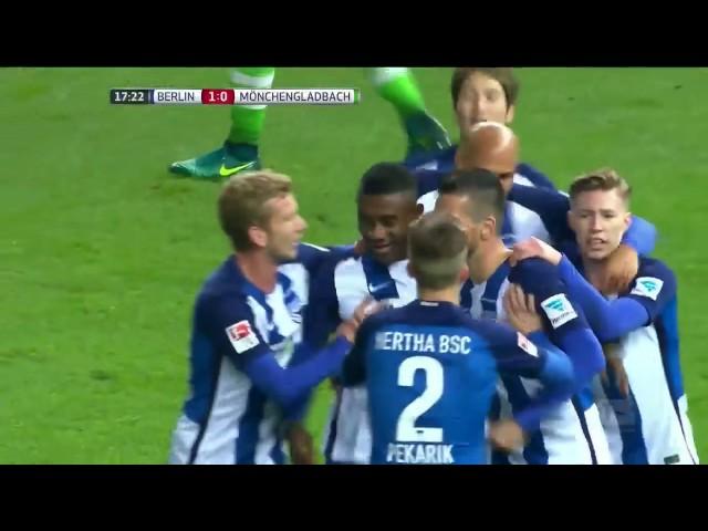 Hertha BSC Berlin vs Monchengladbach Round 10 Bundesliga Highlights (5/11/2016)