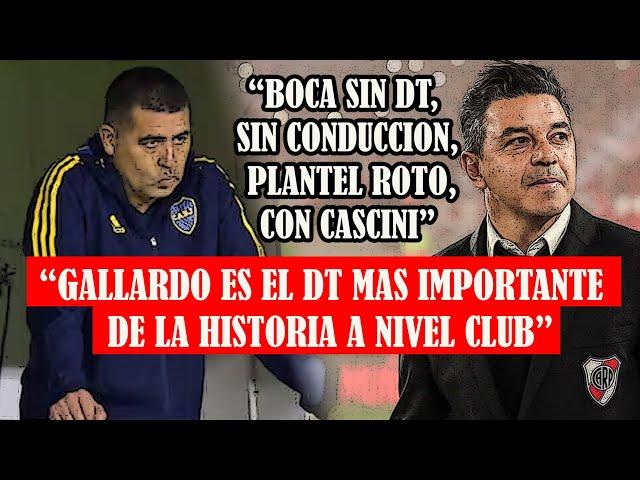 GALLARDO el DT mas importante, BOCA sin conducción