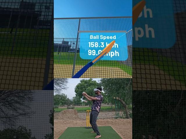 158 KPH High Speed Bouncer in VR Cricket ️ #Shorts #Bouncer #cricket