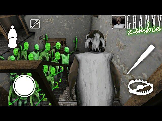 Playing as Granny vs Army of Zombie !! Secret Mod Granny Gameplay granny game horror game definition