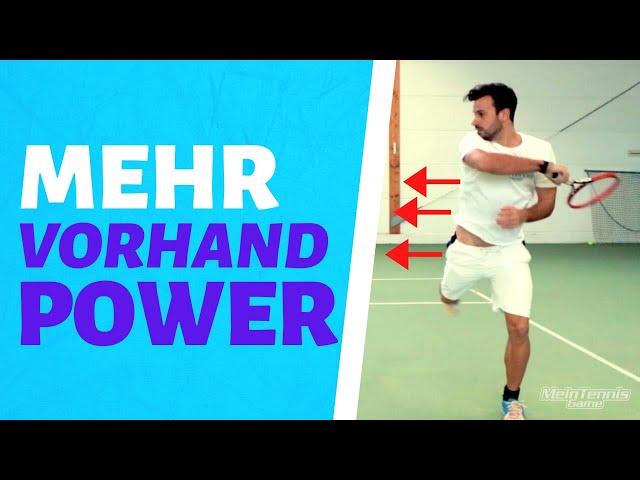 Mehr VORHAND POWER mit diesem Trick | MeinTennisGame.de