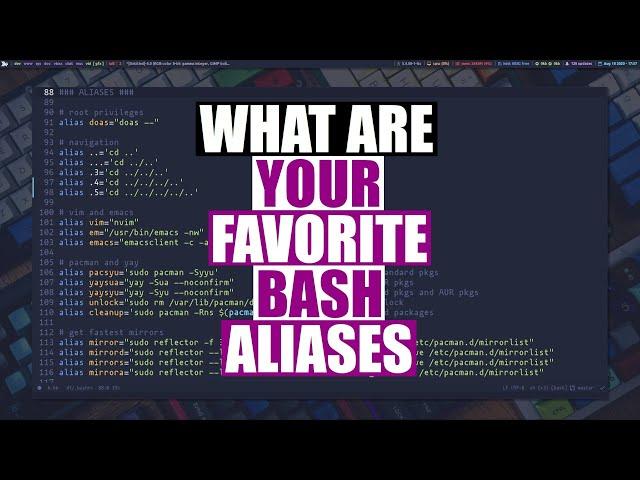 Let's Share Our Favorite Bash Aliases