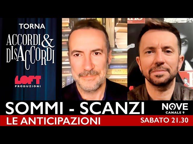 Accordi&Disaccordi sabato 5 ottobre in prima serata. L'anticipazione di Luca Sommi e Andrea Scanzi