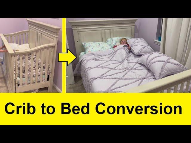 DIY Crib to Bed Conversion