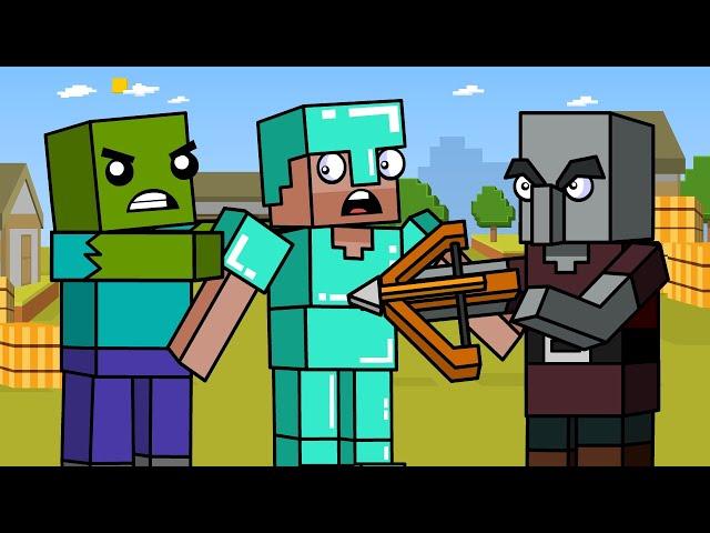 Block Squad: Minecraft Animation Part 4 (Compilation)