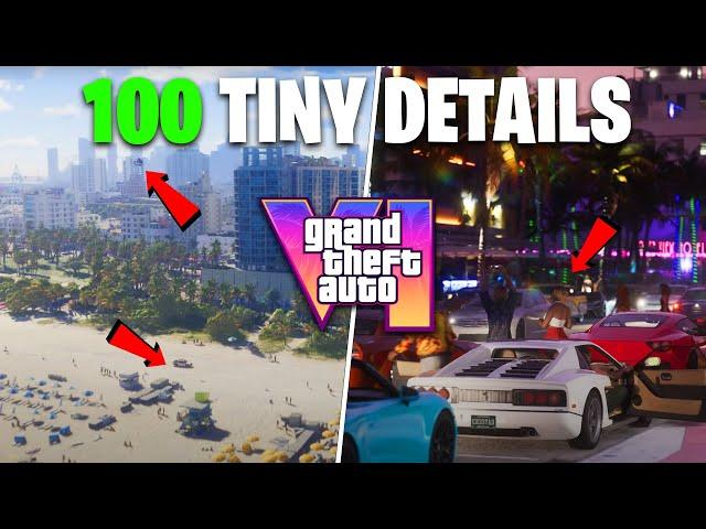 100 DETAILS YOU MISSED! New Cars, Features & More - GTA 6 Trailer Breakdown