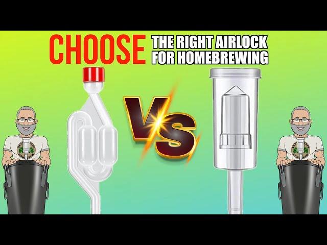 Airlocks S Type VS 3 Piece Choosing The Right Airlock For HomeBrewing