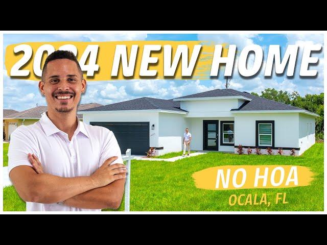 AFFORDABLE New Home In Ocala, Florida With NO HOA/CDD On 1/4 Acre Lot!