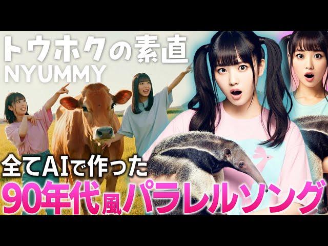 【AI珍曲】ネオジパングの96年「トウホクの素直」NYUMMY【架空懐メロ/コメディ】