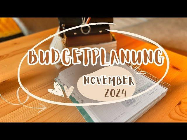 Budgetplanung November  -  Yay für Schlimmer geht`s fast nimmer 