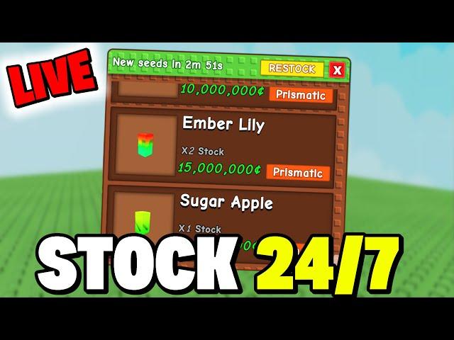  LIVE 24/7 GROW A GARDEN STOCK, EGGS, WEATHER, COSMETICS AND TRADE