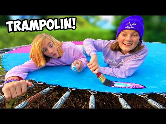 Wir GESTALTEN unser GANZES TRAMPOLIN! (XXL Umbau!)