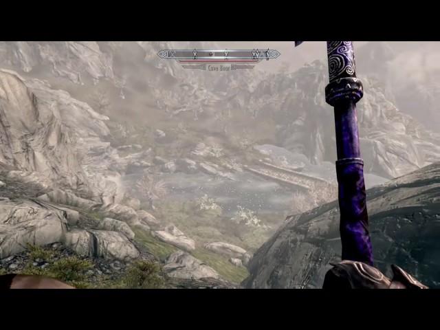 Skyrim glitch - Out of control rocket bear