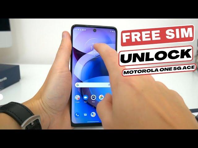 Motorola One 5G Ace SIM network unlock PIN