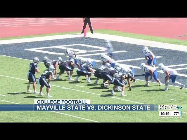 Dickinson State wins big over Mayville State in home-opener, first win of 2023