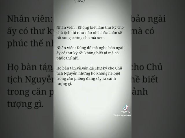 POV thư ký và anh chủ tịch