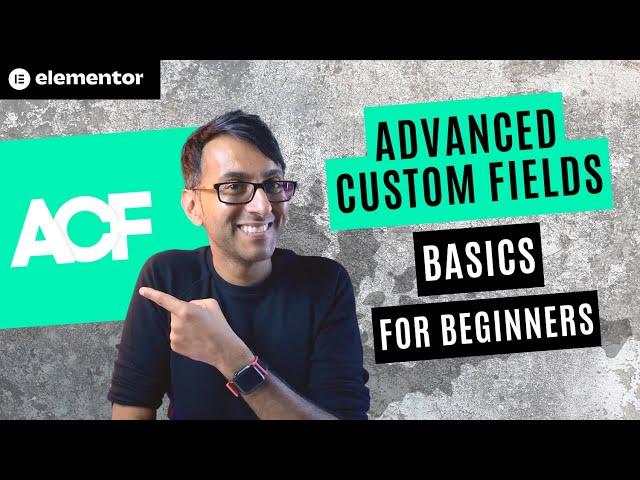 Custom Fields Basics for Beginners with ACF Advanced Custom Fields -Elementor Wordpress Tutorial SPT