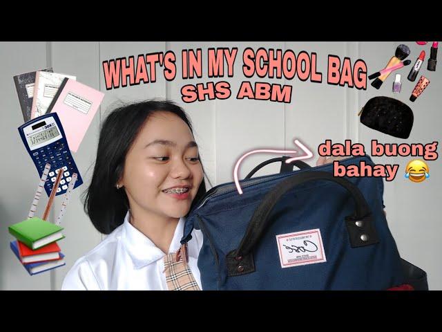 What's In My School Bag (SHS-ABM)