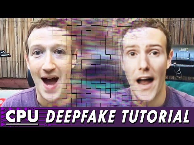 CPU Deepfake Tutorial (No Graphics Card Required!)