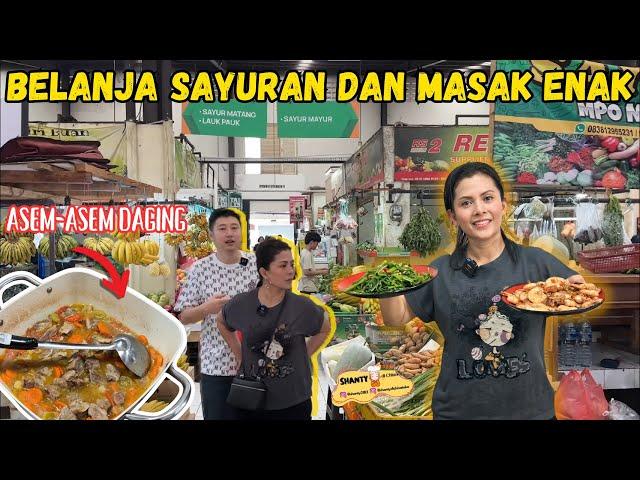 SHOP VEGETABLES AND COOK ASEM-ASEM BEEF + OTHER INDONESIAN FOOD FOR MY FAMILY AND TEAM ️